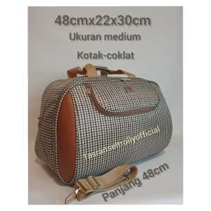 Tas Pakaian Travel Bag Polo Interclub 48x22x30 medium size.