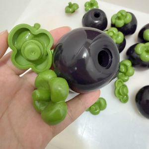 BEAUTYLADIES Soft TPR Mangosteen Ball Skin Casting Molds Flexible DIY Empty Ball Skin Creative Handmade DIY Pressure Ball Kit Adults Beginners