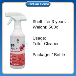 PanPan Flower Frangrance Multipurpose Toilet & Bathroom Cleaner 500ml Tandas & Bilik Mandi Pembersih 花香洁厕液卫生间马桶清洁剂除臭去污强力除尿垢清香型