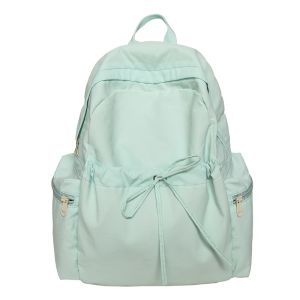 Japanese-style sweet bow lightweight backpack for women fresh and cute school bag ins Niche womens backpack in college style