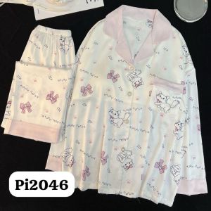 PIYAMA BAJU TIDUR WANITA PP SUTRA PI2046