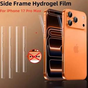 FULL SIDE !! Antigores Samping IPHONE 17 17 PRO MAX 17 Air 17 Pro 16 PLUS 15 14 Promax 13 12 Mini ANTIGORES SAMPING BEZEL 4 SIZE BODY - MATTE IPHONE 17 PRO Side Film Protector Anti Gores IPhone17 17Pro 17Promax IP apple