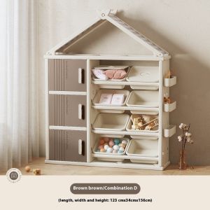 Storage Clothes Cabinet Childrens Home Visible Childrens Multi-layer Small Wardrobe