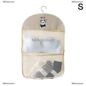 [COD] Millennium 2 3Layer Large Capacity Storage Mesh Bag Underwear Socks Storage Bag Breathable Wardrobe Organizer With Clothes Hanger