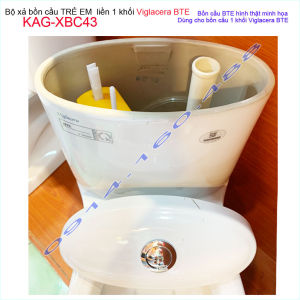 Xả bàn cầu trẻ em Viglacer BTE KAG-XBC43 Bộ ruột cho bồn cầu BTE viglacera trọn bộ