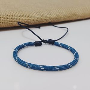 Gelang Etnik Tali Hitam Polos 35mm