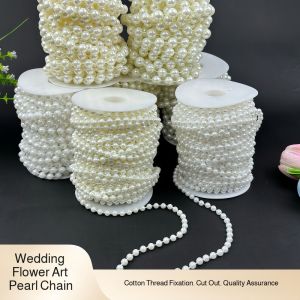 Wire Bead Chain Beautiful Diversity Pearl String Sophistication Delicate Decorative