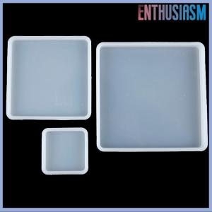【Enthusiasm】🌟🌟【Hot Sale】🎈 Square Silicone Casting Epoxy Molds For DIY Resin Tray Coaster Jewelry Moulds