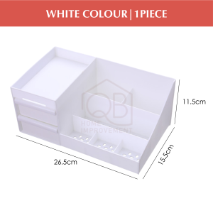 QB Plastic Multifunctional Makeup Storage Rack Lipstick Storage Box Desktop Cosmetic Organizer Rack