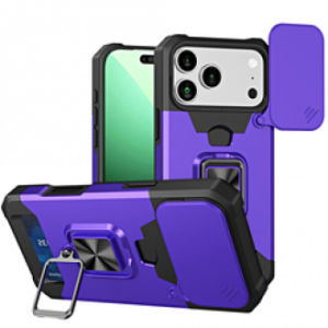 เคสศัพท์มือถือ TPU PC แบบไฮบริดสำหรับ iPhone 17 Pro ช่องใส่การ์ด อุปกรณ์เสริมศัพท์กันกระแทกสำหรับ iPhone 12 13 14 15 16 17