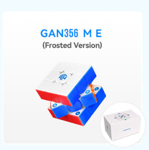 [GAN Official Store] GAN 356 ME 3x3 Magnetic Speed Cube Stickerless Magic Cubes Upgraded Version Education Puzzle Toys For Kids Speed Training