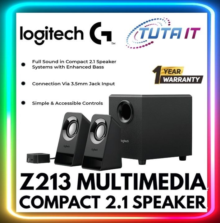 Logitech Multimedia 2.1 Speakers Z213 for PC and Mobile Devices | Lazada