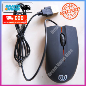 Unique Optical Mouse Wired USB 800DPi M20 Black Pasti ORI BISA COD!!! GRATIS ONGKIR