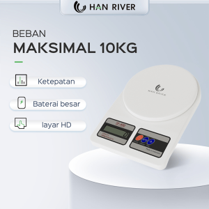 HAN RIVER Kitchen Scale Timbangan Bumbu Dapur Kue Digital（Model Baterai）