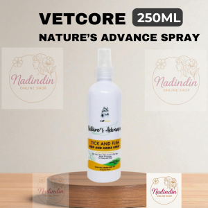 Vetcore+ Nature’s Advance Tick and Flea Spray 250 mL (For Animal Use Ony)