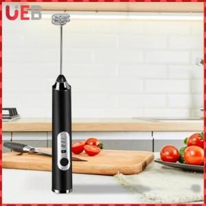 [UEB] Electric Milk Frother Handheld Foam Maker for Coffee and Egg Beater with Stainless Steel Tip