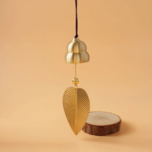 Pure Copper Wind Bell Hanging Decor Ornament Wind Chime for Home Balcony Bedroom Decor