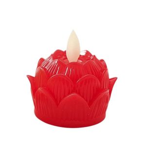 NCNC(okdeals01) 灯笼中秋节 Wishing Lamp LED Floating Lotus Light Mid-Autumn Festival Night Lamp Artificial Lotus Light Chinese Electronic Party Decor