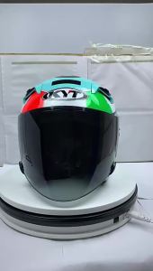 Helmet motosikal kaca untuk KYT GP helmet terbuka wajah helmet cermin depan untuk KYT helmet 10 warna tersedia revo helmet faceshield