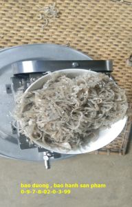 Máy thái bì heo bì lợn sợi rộng 1mm sâu 25mm