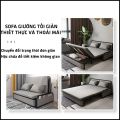 Giường ngủ sofa gấp gọn thành ghế sofa. Sofa giường đa năng có ngăn chứa đồ. Giường sofa thông minh. Tặng kèm 2 gối. 