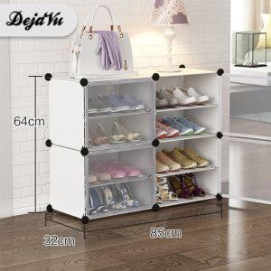 COD Dejavu Kotak sepatu Kotak Sepatu Transparan Murah Lemari Susun Tempat Penyimpanan Kotak Sepatu Lipat Anti Debu Kotak Sepatu Portable/Rak Plastik Sepatu Multifungsi Perbox/Kotak Sepatu Lipat /Box Sepatu Lipat/Kotak Sepatu Pria Wanita HRS102