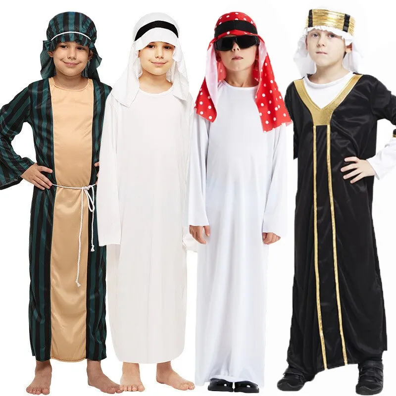 Umorden Child Arab Arabian Sheik Prince King Costume Kids Arabian Nights Costumes Cosplay for Boys Halloween Carnival Dress Up Lazada Singapore