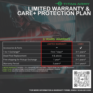 TITAN ARMY 40” ADS IPS WQHD 2K 144Hz 1ms HDR 92%DCI-P3 Adaptive Sync Ultrawide Gaming Monitor (P40UG)