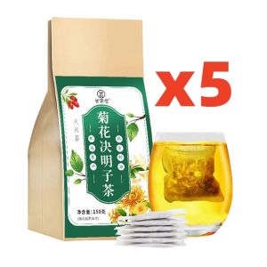 Trà Giải Độc Gan Cúc Hoa + Kỷ Tử + Thảo Quyết Minh: Giảm Nóng Gan - Khử Mùi Hôi Miệng & Cấp Ẩm Tức Thì | Bổ Sung Bồ Công Anh & Ngưu Bàng Cho Người Thức Khuya