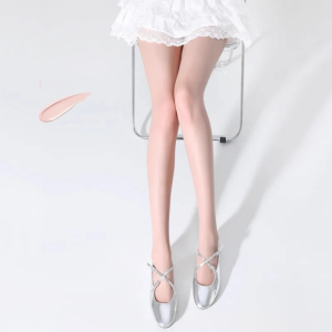 Sunscreen Socks Anti-hooking Shape Pantyhose Ultra-thin not Stuffy Skin Tone Green Lightweight Women