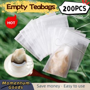 100/200Pcs more size Empty Teabags Filter seasoning Herbal medicine filter bag