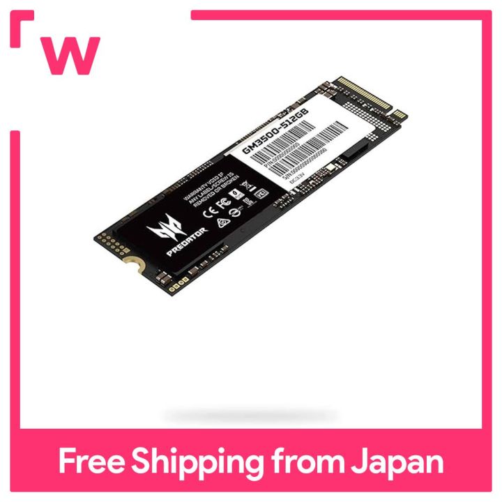 Acer Predator SSD GM3500 NVMe PCIe Gen 512GB Black