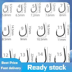 Sports🚴🏻‍♀️ 100pcs đóng hộp iseini móc thép gai thép carbon cao Bảng Cá Chép Cá Chép Cá Chép Cá Chép Cá chép