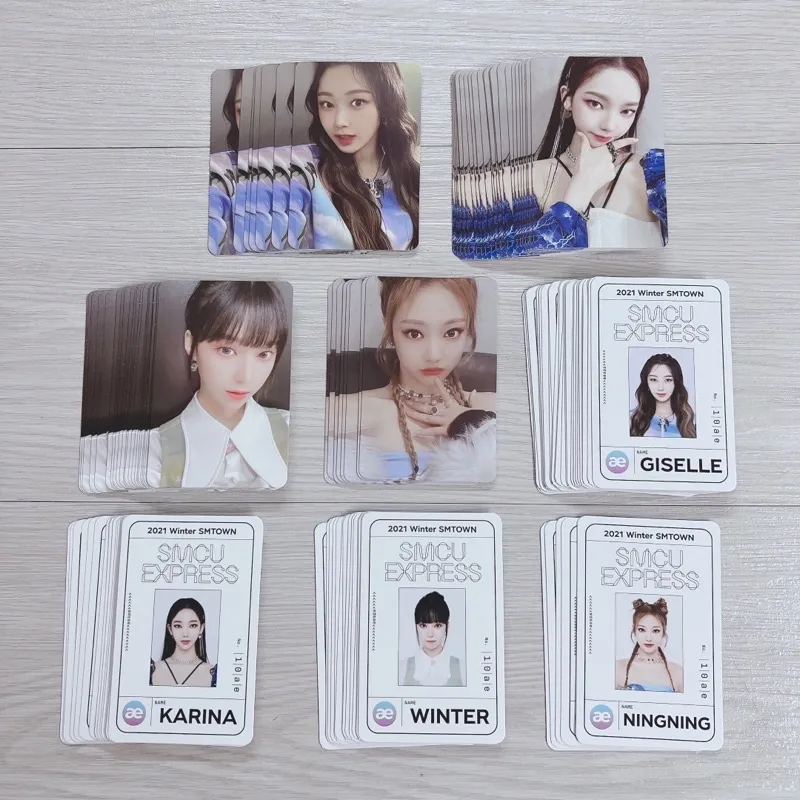 ☞AESPA 2021 Winter SMTOWN SMCU Express Official Photocard Pass