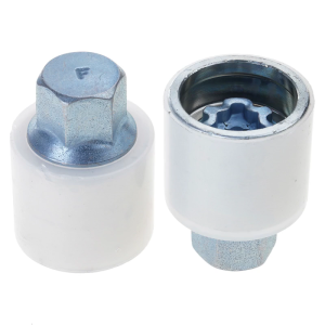 Double Pack Security Wheel Nut Socket Tool 17mm Reinforced Steel Anti Theft Locking Wrench for Automotive Tire Service