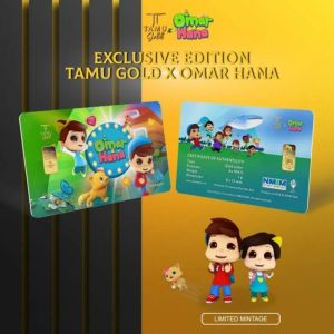 Gold Bar 1g (1st edition) Omar dan Hana - by Tamu Gold.