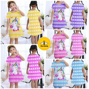 BeeUniq Daster Anak Perempuan Fullprint Kuda Pony
