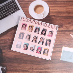 15 Years Moment Photo Frame Children Memory Collage Pictures Display Frame Kids Campus School Student Keepsake Gift