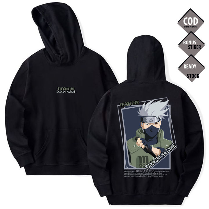 HOODIE KAKASHI HATAKE SHINOBI KONOHA HATAKE CLAN NARUTO ANIME