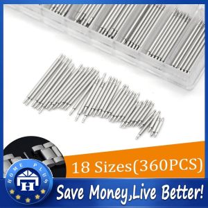 【Local delivery】 Top Quality 360pcs 8-25mm Watch Band Spring Bars Strap Link Pins Repair Watchmaker Link Pins Remove Tools Watch Repair Sets Watch Band Spring