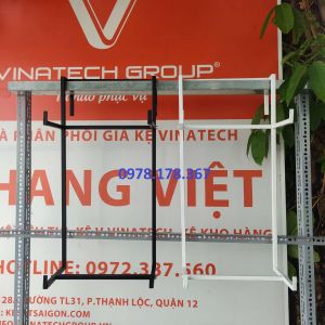 Combo Kệ trồng rau thông minh - Kệ sắt 2 tầng treo ban công