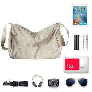 Stylish Women Tote Bag Large Capacity Nylon Hobo with Adjustable Strap for Travel Shopping and Daily Activities