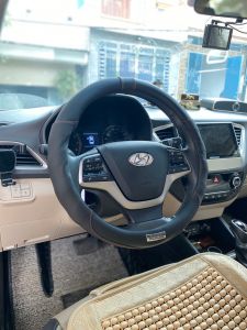 Bọc vô lăng Sparco tem kim loại Inox cao cấp cho mọi dòng xe độ bền cao ôm sát tay lái