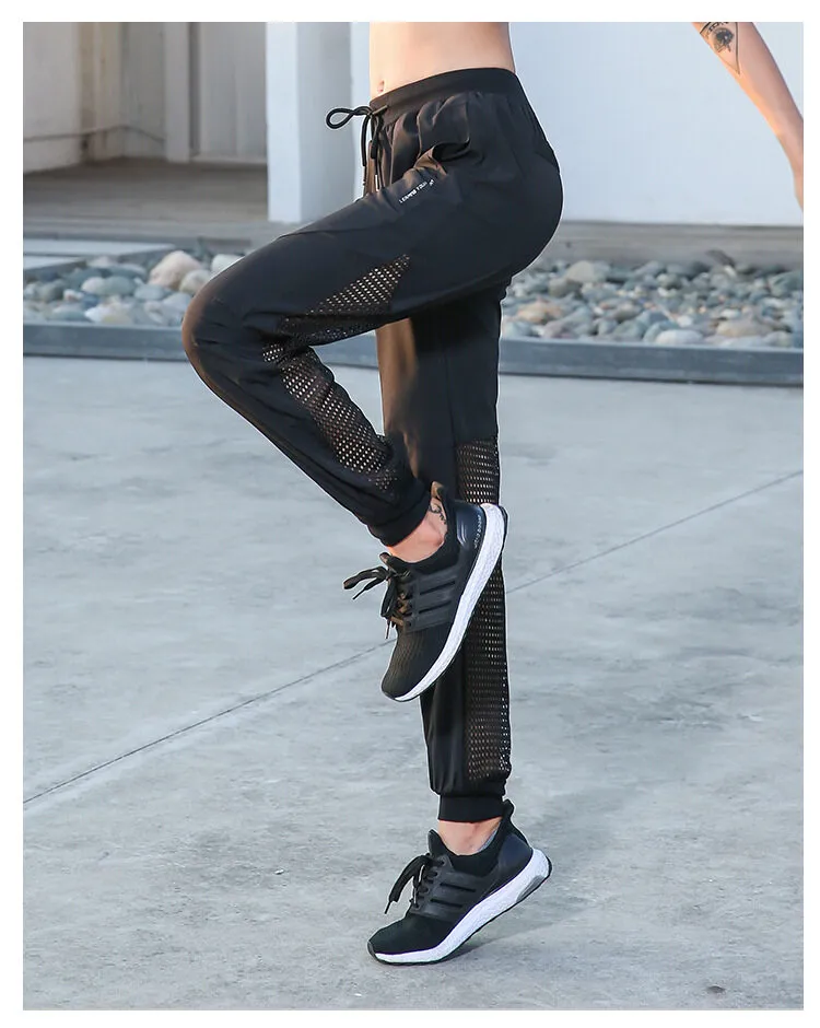 Women's Sport Pants Quick Drying Fitness Leggings Female Summer