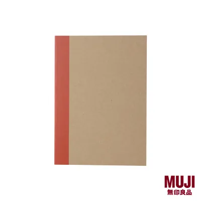 MUJI Recycled Paper Notebook / Plain / Beige