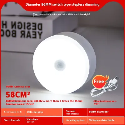SEA JJT Đèn ngủ LED thông minh với cảm biến chuyển động cho phòng ngủ hành lang sạc USB