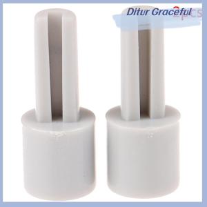Ditur 2/4pcs Mixer Potentiometer Lengthening Shaft Grey Plastic Extension Shaft