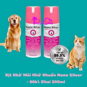 XỊT KHỬ MÙI KHỬ KHUẨN NANO SILVER 200ML