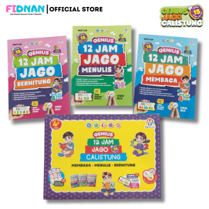 Paket Genius 12 Jam Jago CALISTUNG - Membaca Menulis dan Berhitung Belum Pernah Semudah Ini