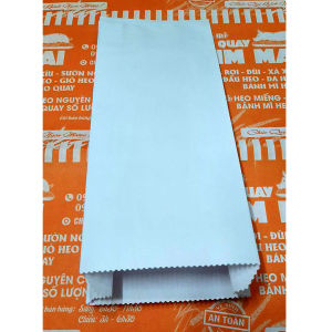 TÚI GIẤY ĐỰNG BÁNH MÌ nhiều mẫu nhiều màu giấy trắng và giấy kraft giấy xi măng giá tốt giá sỉ giá rẻ 100 cái